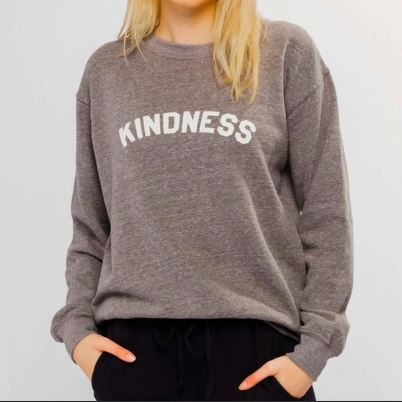 Sub_Urban Riot Tops - Sub_Urban Riot Grey Kindness sweatshirt NWT
